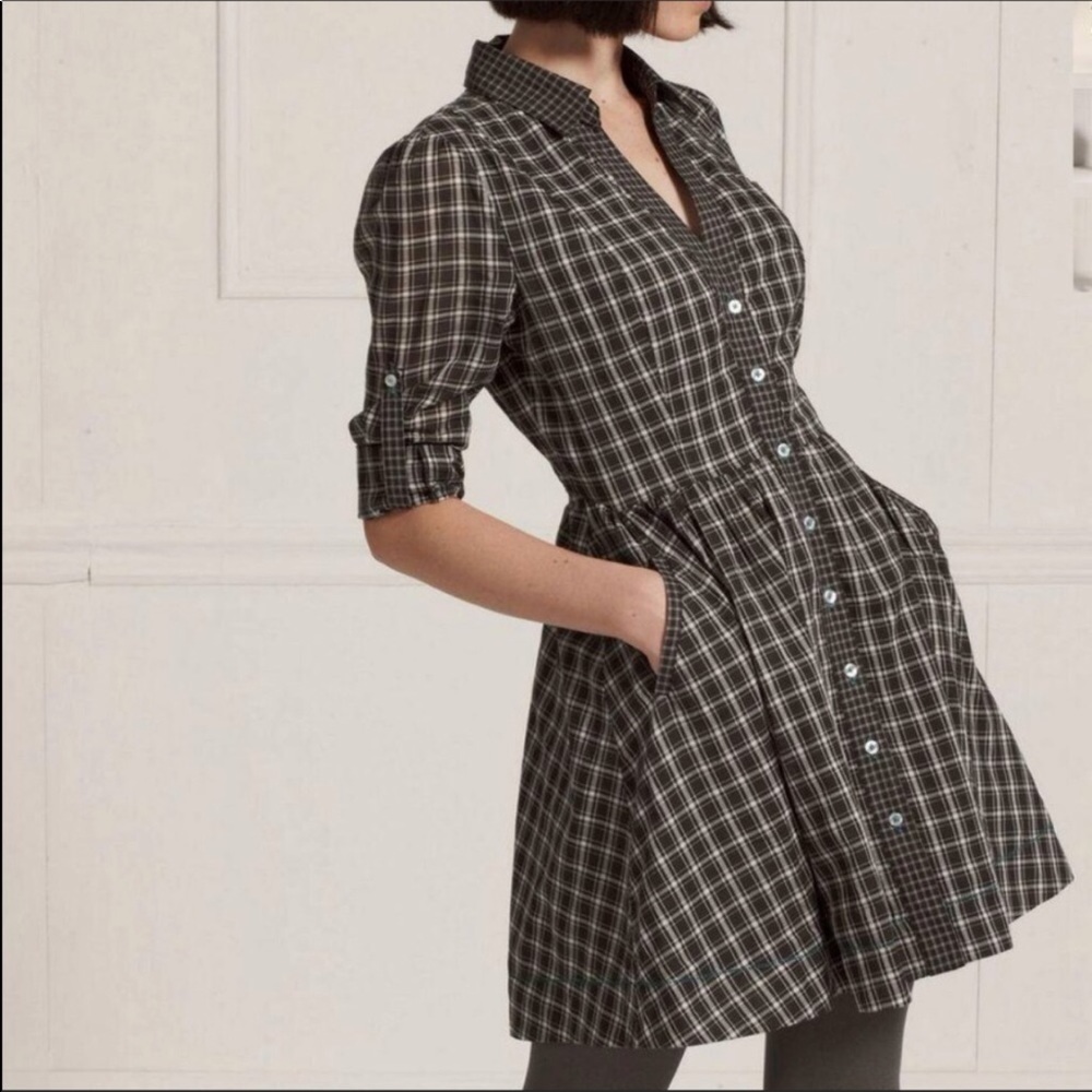 Moulinette Soeurs Plaid Dress Anthropologie